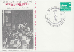 PP 17/65 Bauwerke 10 Pf Naturwissenschaften Und Technik 1986, SSt MAGDEBURG 1986 - Otros & Sin Clasificación