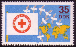 3088 Deutsche Rote Kreuz Der DDR 1987 ** - Neufs