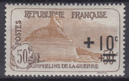 TIMBRE FRANCE ORPHELINS N° 167 NEUF ** GOMME SANS CHARNIERE - TB CENTRAGE - COTE 87 € - Neufs