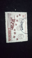 LİBERYA--1955   35C      DAMGALI - Liberia