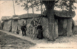 N°341 W -cpa Bagneux -le Dolmen- - Dolmen & Menhire