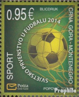 Montenegro 354 (kompl.Ausg.) Postfrisch 2014 Fußball WM Brasilien - Montenegro