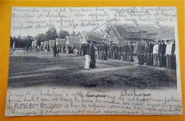 MILITARIA  - BRASSCHAAT - BRASSCHAET POLYGONE -  Camp De Brasschaat : Appel Général  -  1902 - Caserme