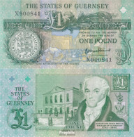 GB - Guernsey Pick-Nr: 52d Bankfrisch 1991 1 Pound - Guernsey