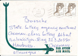 Senegal Cover Sent Air Mail To Germany 26-2-2001 - Senegal (1960-...)