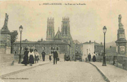 54 - Pont à Mousson - Le Pont Sur La Moselle - Animée - Automobiles - CPA - Oblitération Ronde De 1914 - Voir Scans Rect - Pont A Mousson