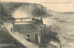 80 - Ault - Le Nouveau Casino Un Jour De Tempête - Animée - CPA - Oblitération Ronde De 1913 - Voir Scans Recto-Verso - Ault