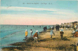 59 - Malo Les Bains - La Plage - Animée - Colorisée - Scènes De Plage - CPA - Voir Scans Recto-Verso - Malo Les Bains