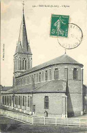 76 - Yerville - L'Eglise - Animée - CPA - Voir Scans Recto-Verso - Yerville