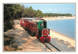 Trains - Ile D'Oléron - Saint Trojan Les Bains - Le Petit Train Devant La Plage De Gatseau - CPM - Carte Neuve - Voir Sc - Treinen