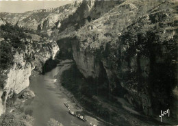 48 - Les Gorges Du Tarn - Sortie Des Détroits - Mention Photographie Véritable - Carte Dentelée - CPSM Grand Format - Vo - Gorges Du Tarn