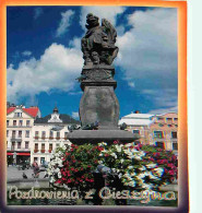 Pologne - Cieszyn - Rynek - Monument - Fleurs - Voir Timbre De Pologne - CPM - Voir Scans Recto-Verso - Pologne