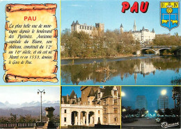 64 - Pau - Multivues - Blasons - Carte Neuve - CPM - Voir Scans Recto-Verso - Pau