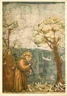 Art - Peinture Religieuse - Giotto - S Francesco Benedice Le Passere - CPM - Voir Scans Recto-Verso - Tableaux, Vitraux Et Statues