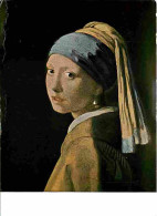 Art - Peinture - Johannes Vermeer - Tete De Jeune Fille - CPM - Voir Scans Recto-Verso - Peintures & Tableaux