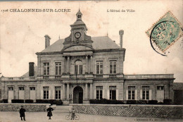 N°344 W -cpa Chalonnes Sur Loire -l'hôtel De Ville- - Chalonnes Sur Loire