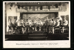 AK München, Bayernkapelle Heinrich Wehner,   - Musique Et Musiciens