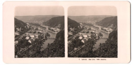 Stereo-Fotografie NPG, Berlin, Ansicht Bad Ems, Blick Auf Die Stadt Lahn Abwärts  - Stereoscopic