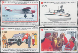 Malteserorden (SMOM) 1141-1144 (kompl.Ausg.) Postfrisch 2010 Hilfskorps Des Malteserordens - Malta (...-1964)