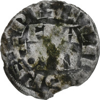 France, Philippe II Auguste, Denier Parisis, 1180-1223, Montreuil-sur-Mer - 1180-1223 Philippe II Auguste