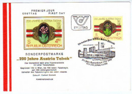 Österreich, 1984, Ersttagskuvert  "200 Jahre Austria Tabak" Mi.Nr.1769 Und Zusätzl.Sonderstempel (9095X) - FDC