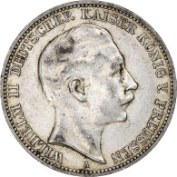 Etats Allemands, PRUSSIA, Wilhelm II, 3 Mark, 1910, Berlin, Argent, TTB, KM:527 - Altri & Non Classificati