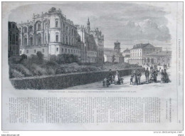 Environs De Paris - Restauration Du Château De Saint-Germain-en-Laye - Page Original 1871 - Historische Dokumente