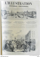 Strasbourg - Rentrée Et Réception De Prisonniers Alsaciens  - Page Original 1871 - Historische Dokumente