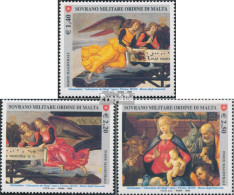 Malteserorden (SMOM) 1115-1117 (kompl.Ausg.) Postfrisch 2009 Ghirlandaio - Anbetung Der Könige - Malte (...-1964)