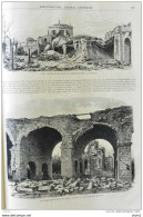 état Actuel De La Gare Du Chemin De Fer à Auteuil - Page Original 1871 - Historische Dokumente