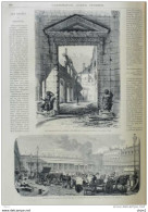 Le Palais-royal Après L'incendie - Page Original 1871 - Historische Dokumente