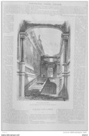 Les Ruines De Paris - Cour Des Comptes, état Actuel De L'escalier D'honneur - Page Original 1871 - Historische Dokumente