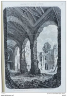 Les Ruines De Paris - Les Ruines De L'Hôtel-de-Ville - La Cour Des Bureaux - Page Original 1871 - Historische Dokumente