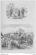 L'évacuation Des Environs De Paris Par Les Prussiens - à La Gare De Nogent - Page Original 1871 - Historische Dokumente