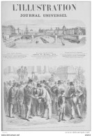 La Crise Monétaire - Les Marchands D'or Sur La Place De La Bourse - Page Original 1871 - Historische Dokumente