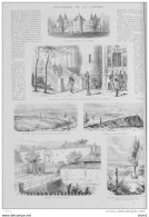 Souvenirs De La Guerre - Village D'Illy - Sedan, Le Porte De Balan - Plateau De La Presqu'ile D'Iges- Page Original 1871 - Documentos Históricos