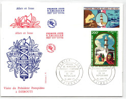 Afars Und Issa 75-76 Als Ersttagsbrief #NK332 - Djibouti (1977-...)