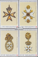 Malteserorden (SMOM) Kat-Nr.: 891-894 (kompl.Ausg.) Postfrisch 2004 Insignien - Malta (Orden Von)