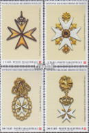 Malteserorden (SMOM) Kat-Nr.: 891-894 (kompl.Ausg.) Postfrisch 2004 Insignien - Malta (la Orden De)