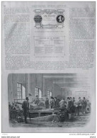Impression Des Bons De Monnaie  à La Société Générale - Page Original 1871 - Documentos Históricos