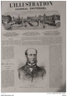 M. Lambrecht, Ministre De L'Intérieur -  Page Original 1871 - Documents Historiques