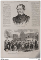 La Chanoine Von Doellinger - L'Alsace Sous Les Prussiens, émigration Des Enfants D'Alsace -  Page Original 1871 - Documents Historiques