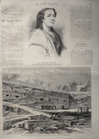 Paris - Les Fouilles De L'ancien Cimetière Saint-Marcel - Mme Prof. Pauline Viardot - Page Originale - 1871 - Documents Historiques