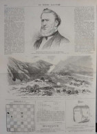 Les Mormons - Brigham Young, Grand Chef Des Momons - Page Original  1871 - Documents Historiques