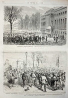 Belgique, Troubles à Bruxelles - Garayalde, L'un Des Chefs Des Insurgés De Cuba - Page Original 1871 - Historische Dokumente