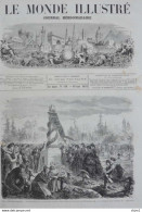 Un Anniversaire - Inauguration Du Monument Funèbre élevé Le Cimetière De Wissembourg- Page Originale 1871 - Historische Dokumente