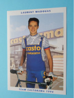 Laurent MADOUAS > Team CASTORAMA 1994 ( Zie / Voir SCANS ) Nieuw ! - Wielrennen