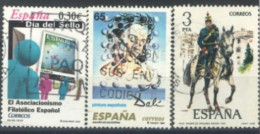 SPAIN,1978, 1994, 2007, DIFFERENT STAMPS SET OF 3, USED. - Gebruikt
