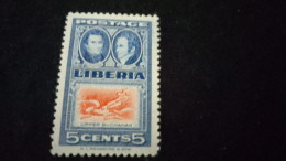 LİBERYA--1945-55   5C      DAMGAsız - Liberia