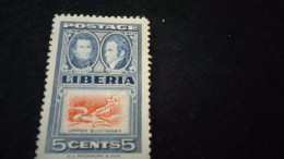 LİBERYA--1945-55   5C      DAMGAsız - Liberia